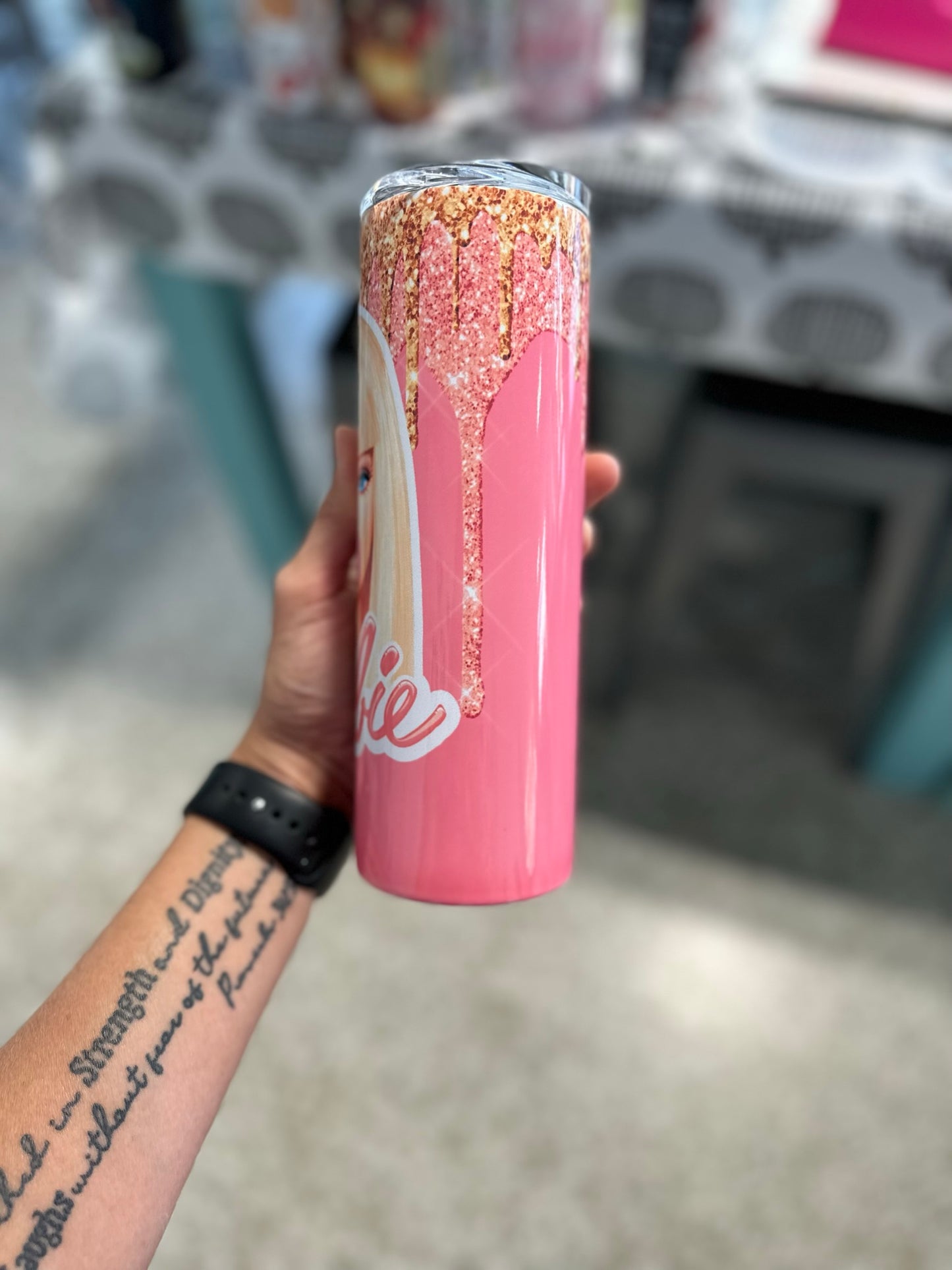 Bubble Gum Pink Tumbler