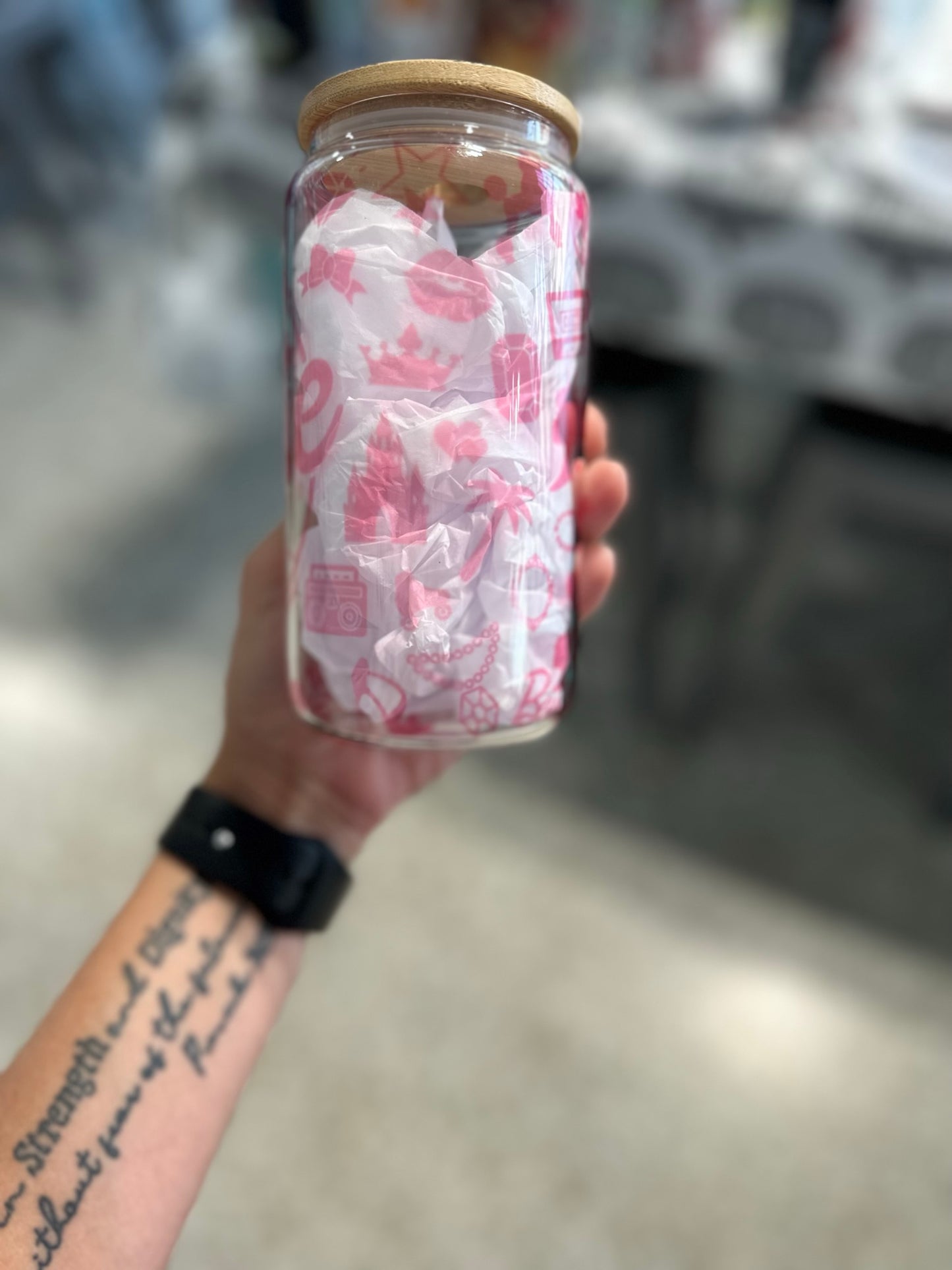 Pink Dream Girl Tumbler