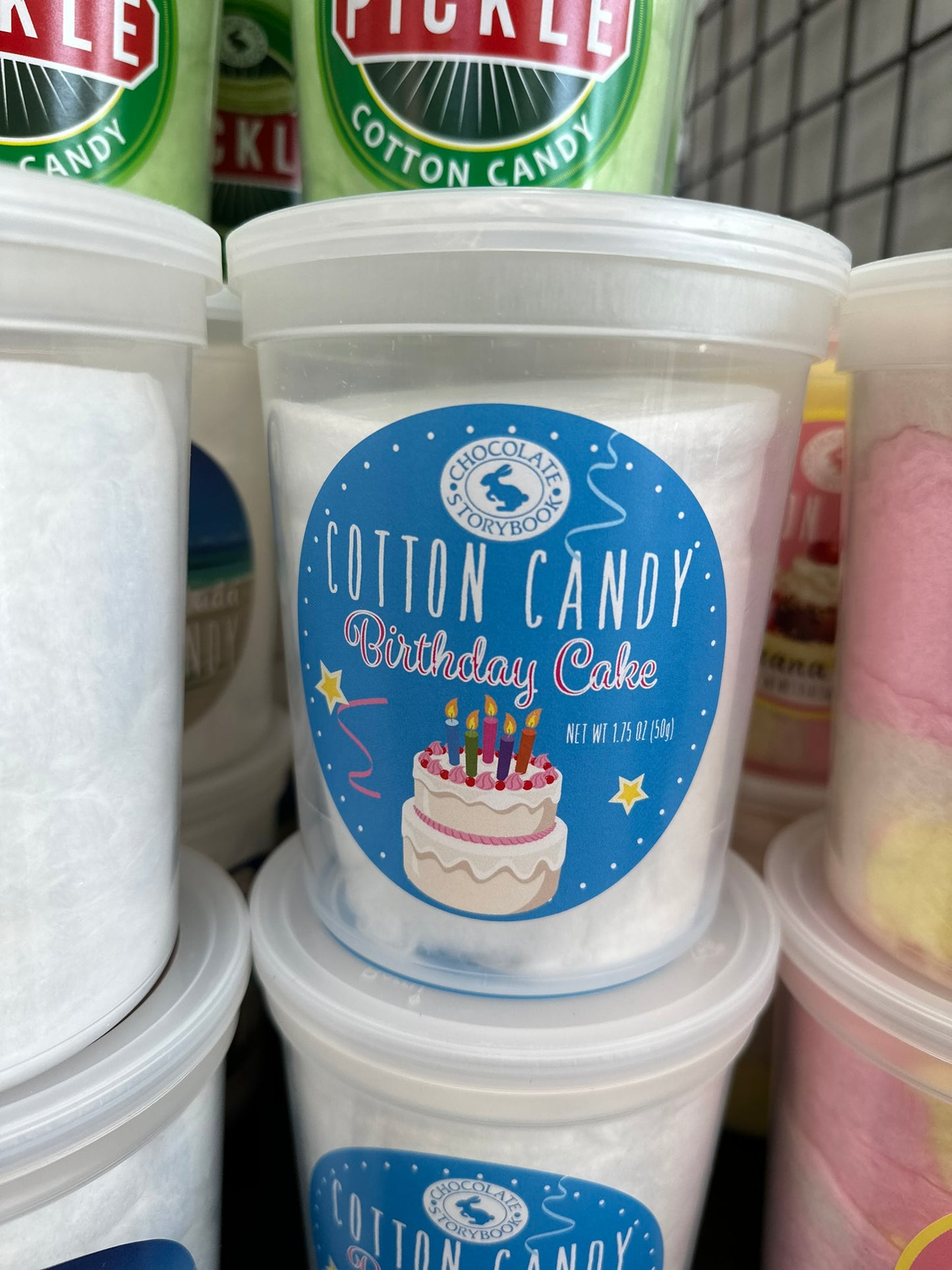 Birthday Cake Cotton Candy