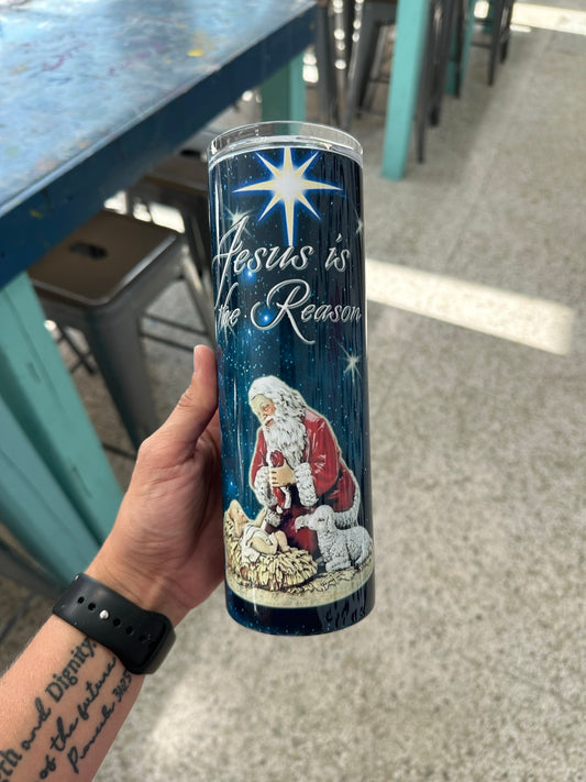 Santa Manger Tumbler