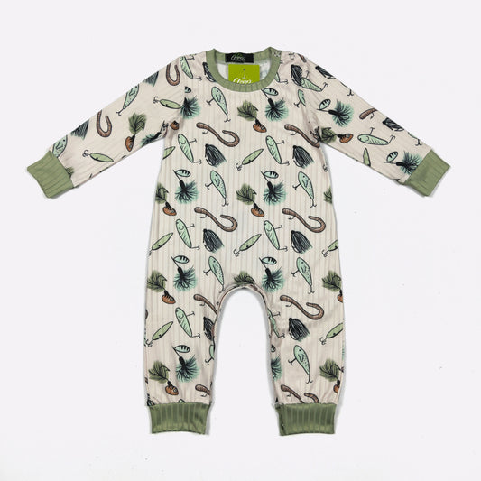 Fish Lure Boy Romper