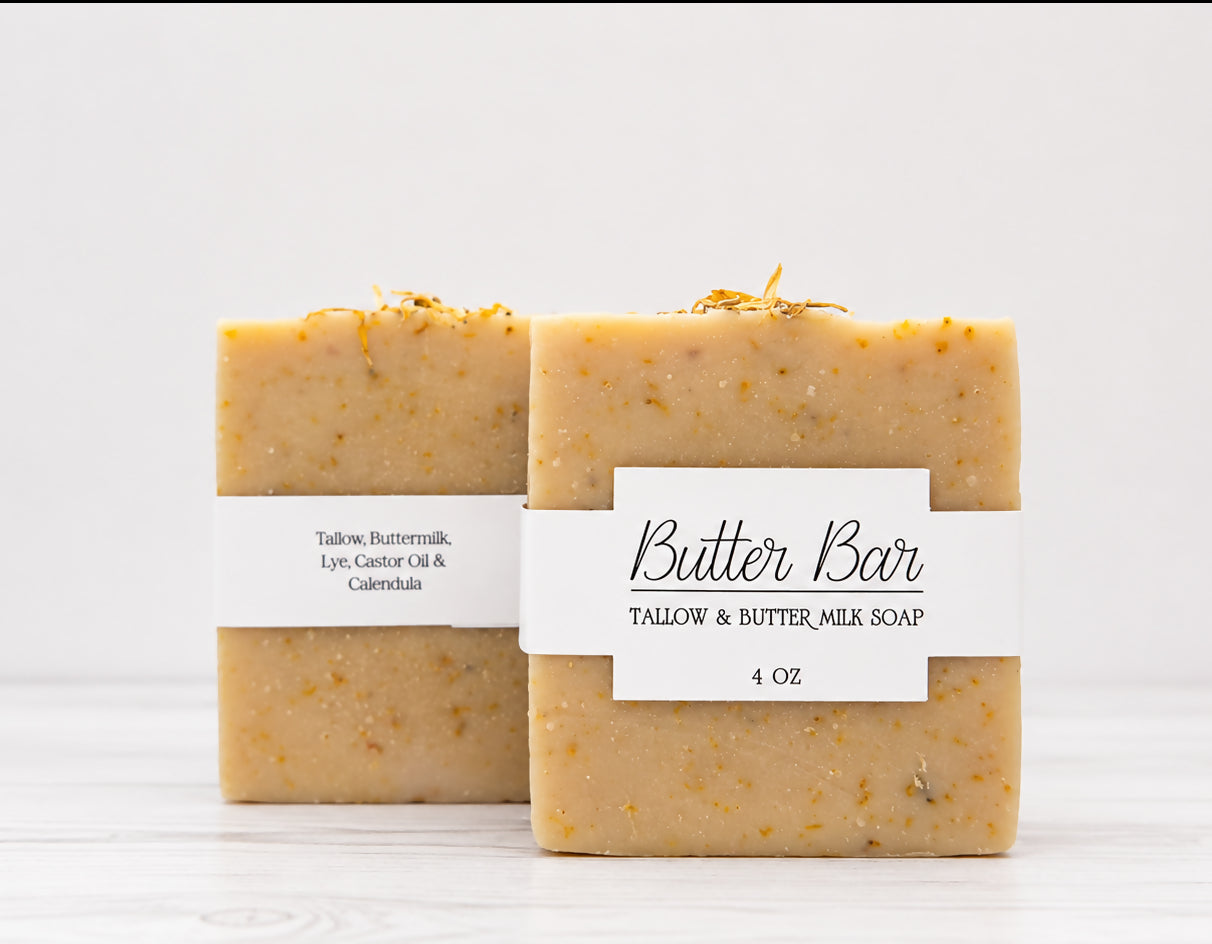 Tallow Soap- Butter Bar