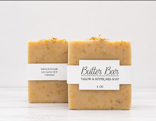Tallow Soap- Butter Bar