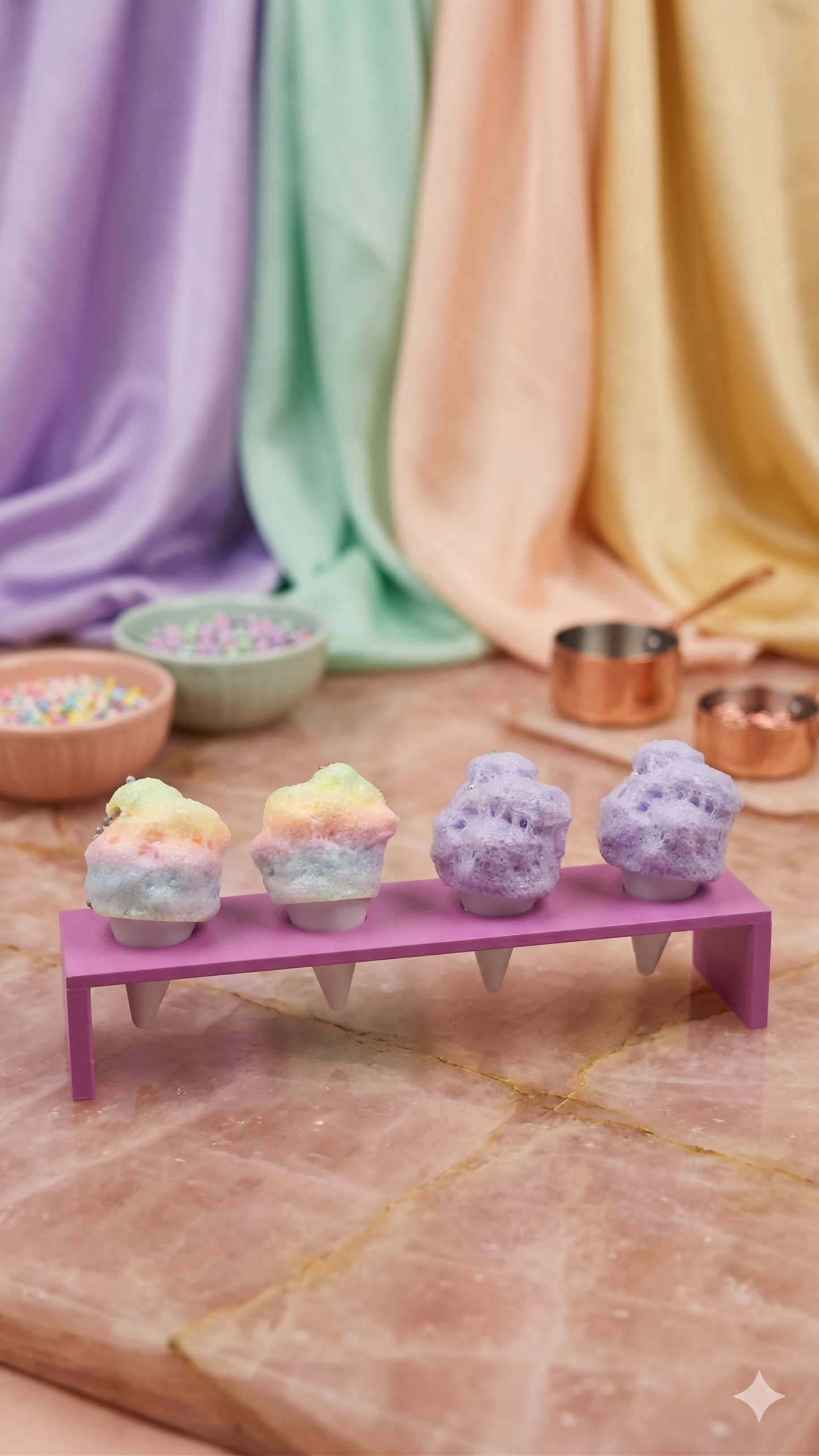 Cotton Candy – Pressable Fidget Keychain