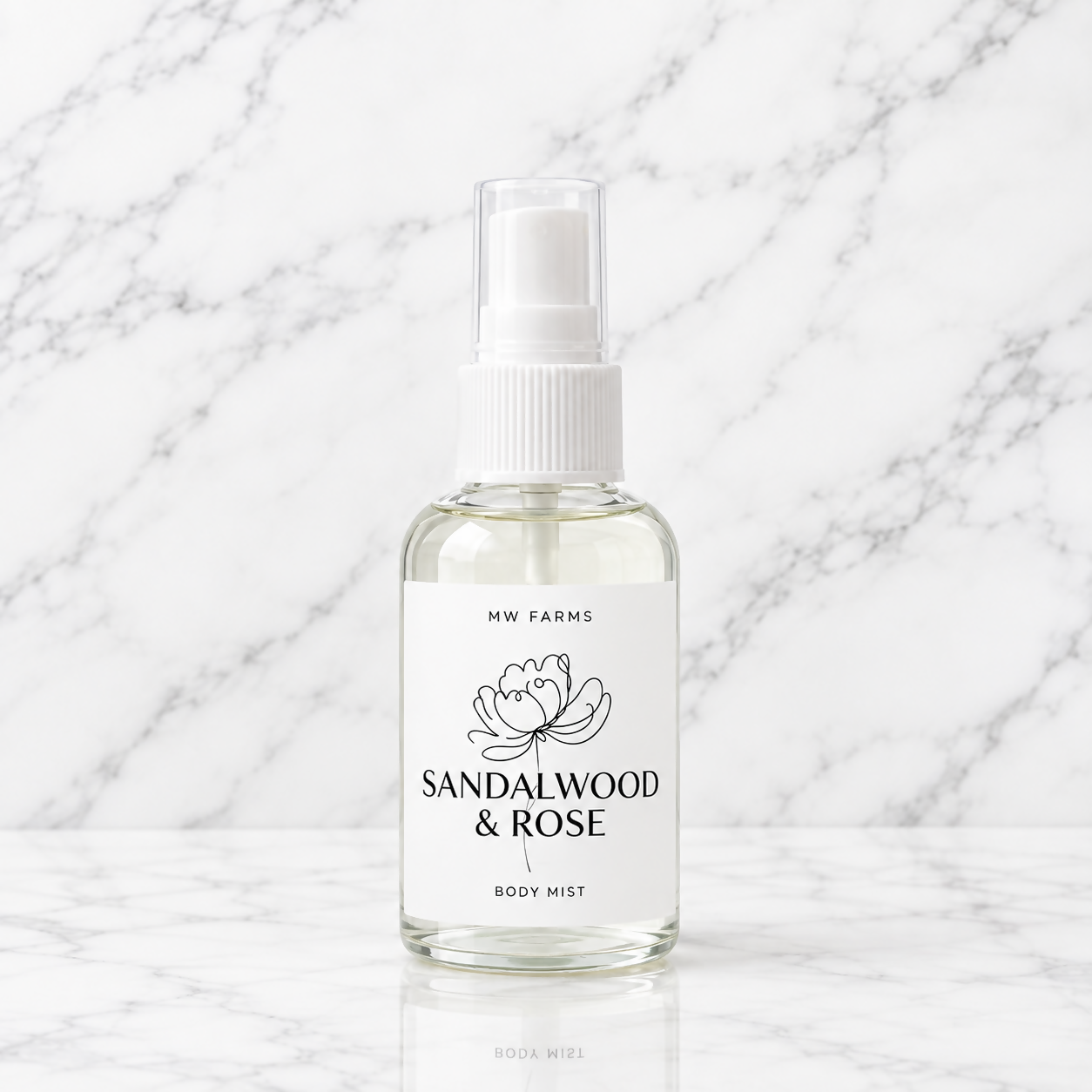 Sandalwood & Rose Body Spray
