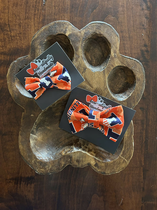 Over the collar bow tie Illini