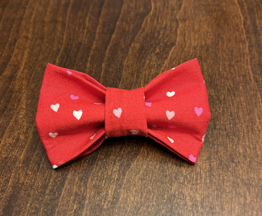 Over The Collar Bow-Tie Red Heart