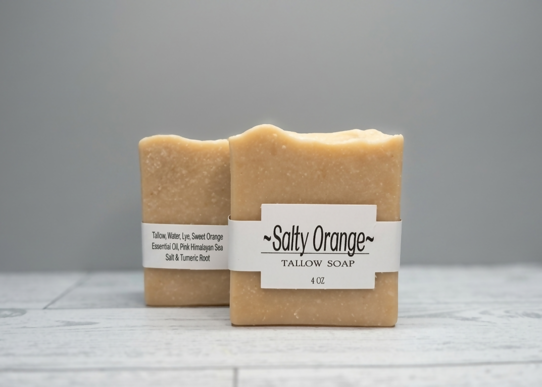 Tallow Soap-Salty Orange