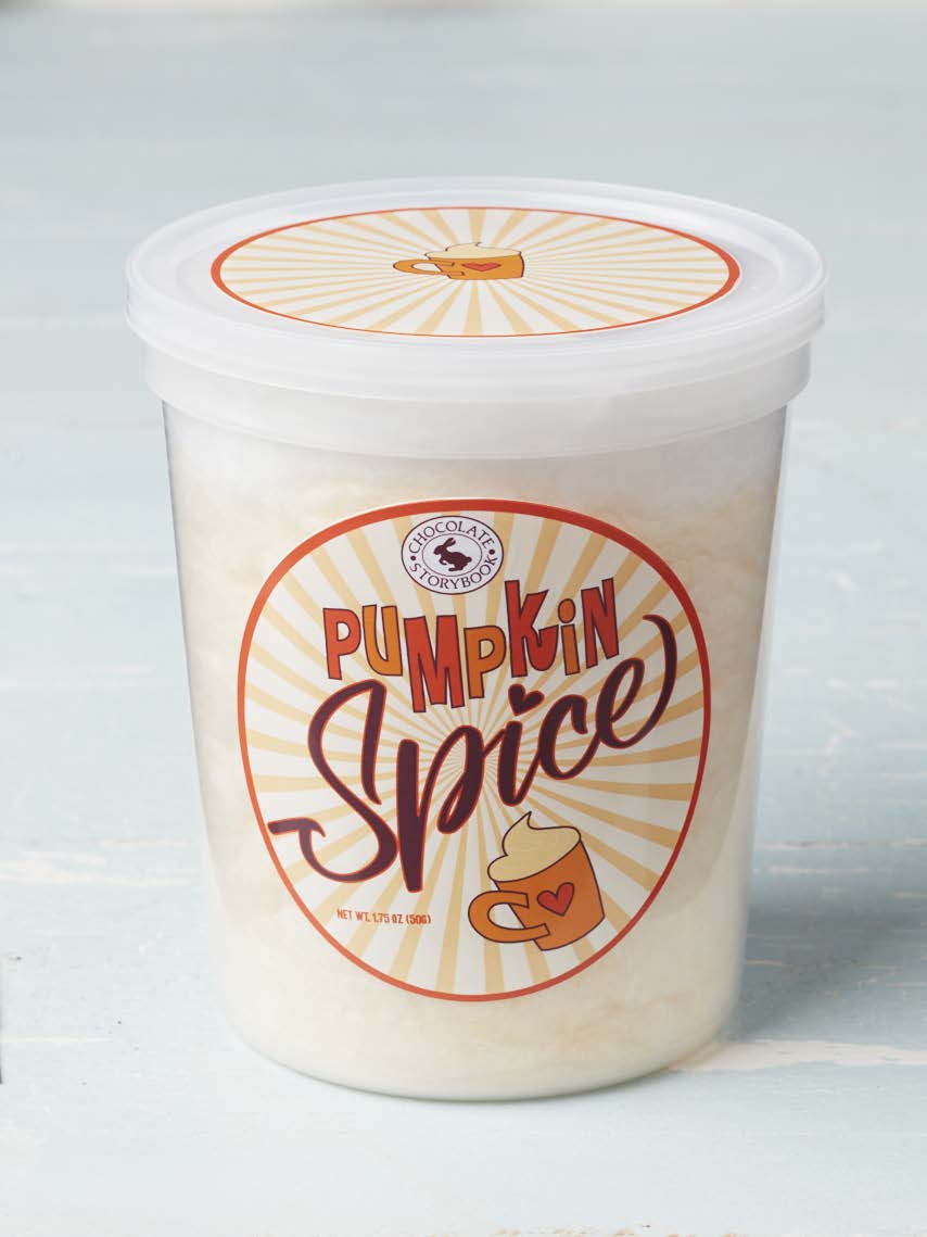 Pumpkin Spice Cotton Candy