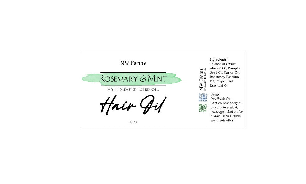 Rosemary & Mint Hair Oil