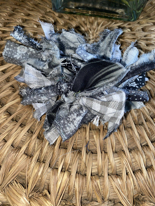 Black and Gray hair tie