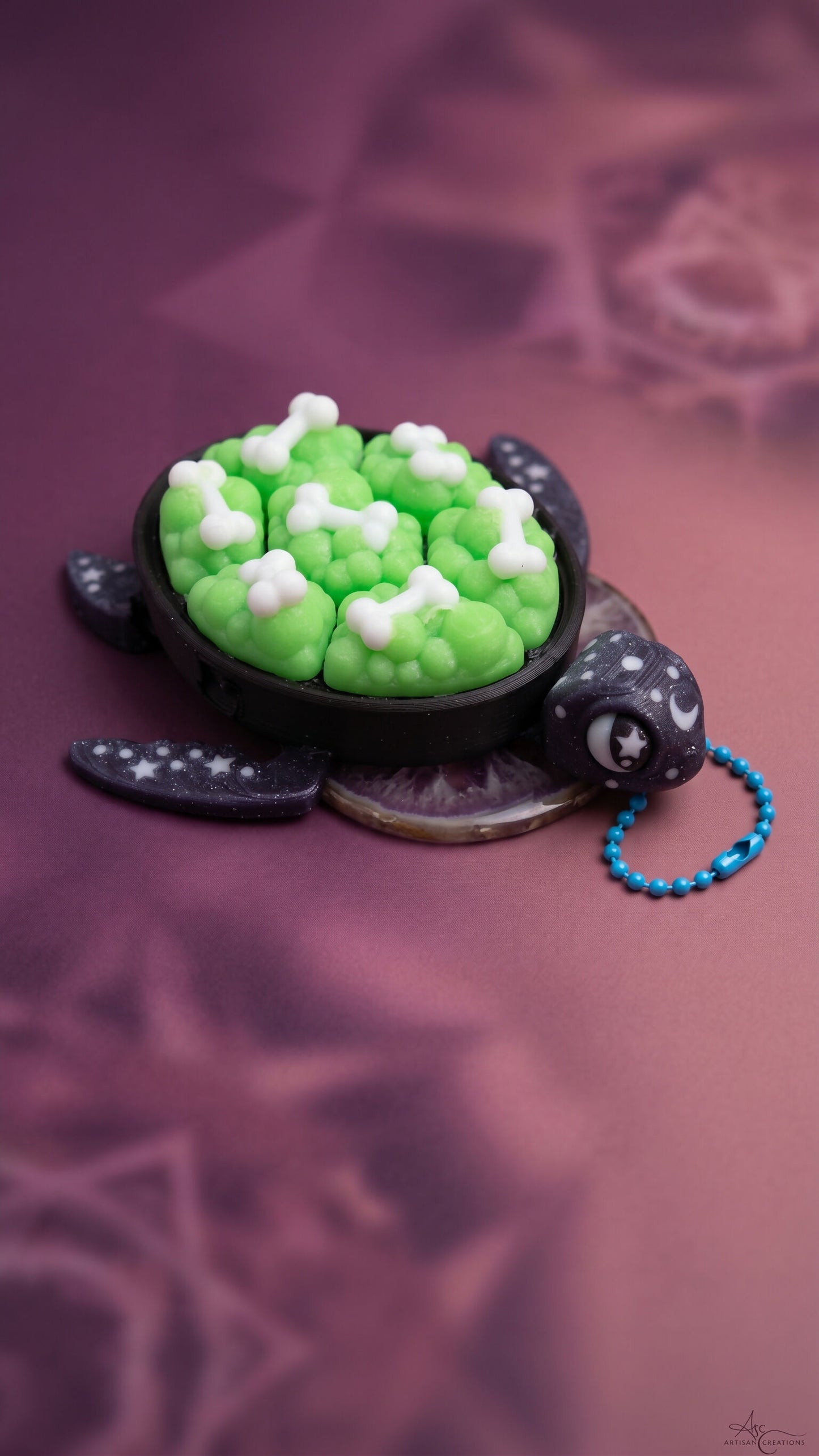 Turtle – 7-Button Multi-Clicker Fidget Keychain