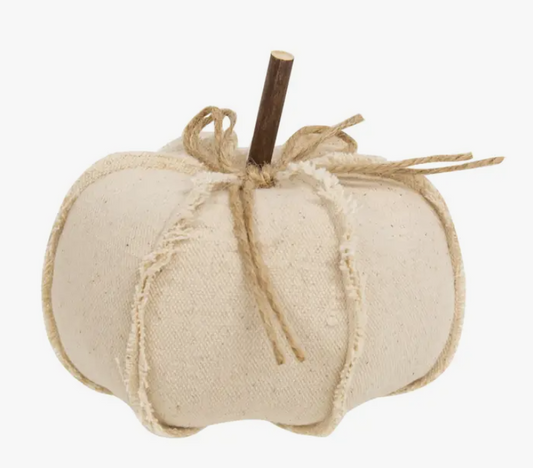 Canvas Stuffed Pumpkin