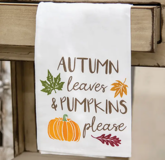 Autumn Leaves... Dish Towel