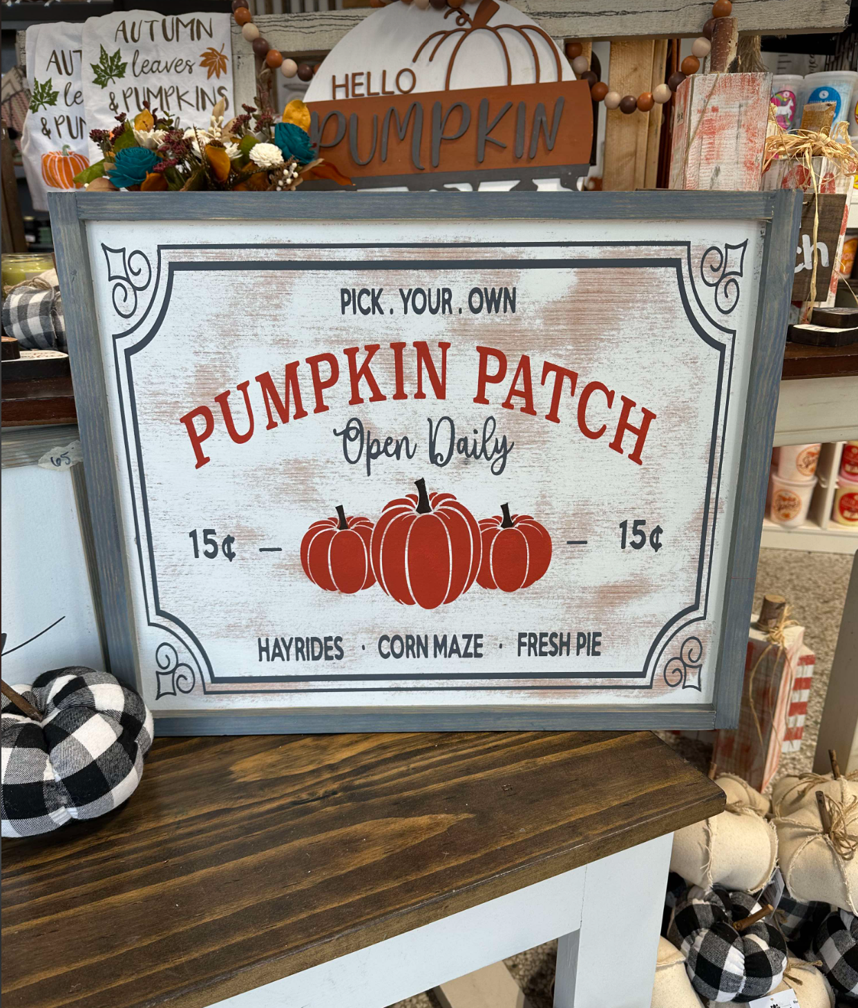 Pumpkin Patch Sign