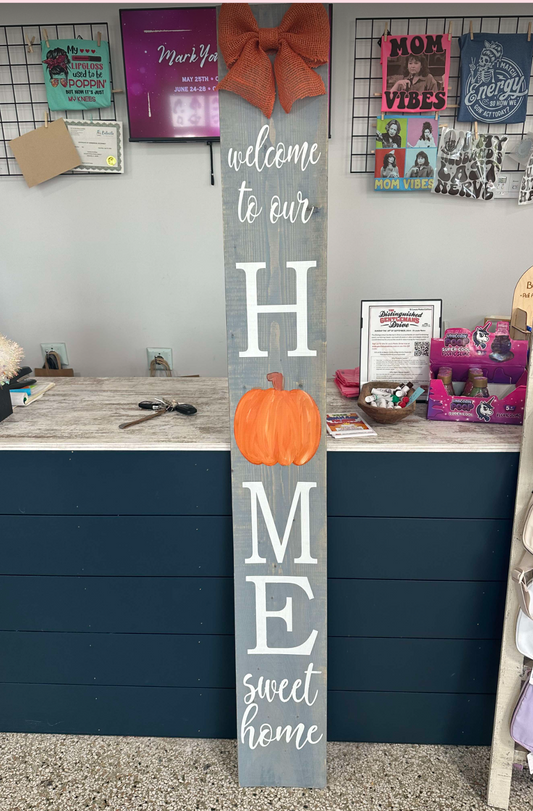 Double Sided fall/christmas Welcome Board