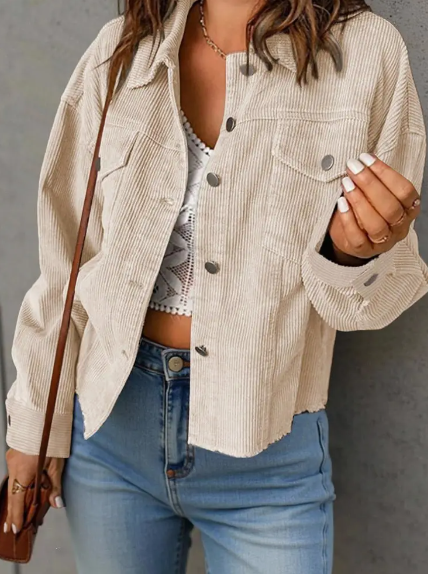 Apricot Corduroy Jacket