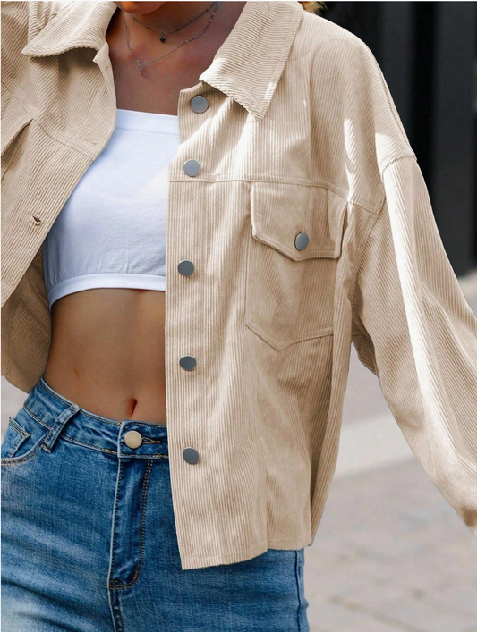 Apricot Corduroy Jacket