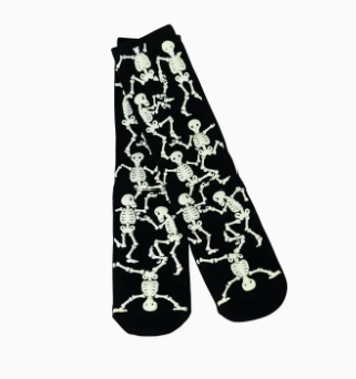 Funny Bones Glow In The Dark Socks