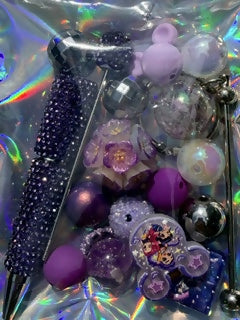 DIY Kit - Pen & Keychain (Purple Mouse)