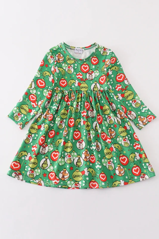 green grinch dress