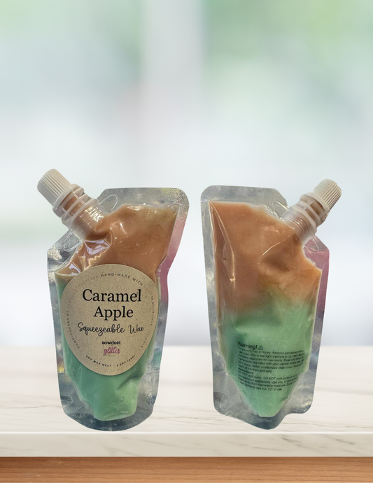 Caramel apple squeezable wax melt