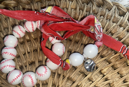 Baseball Charm Cardinals (Adult)