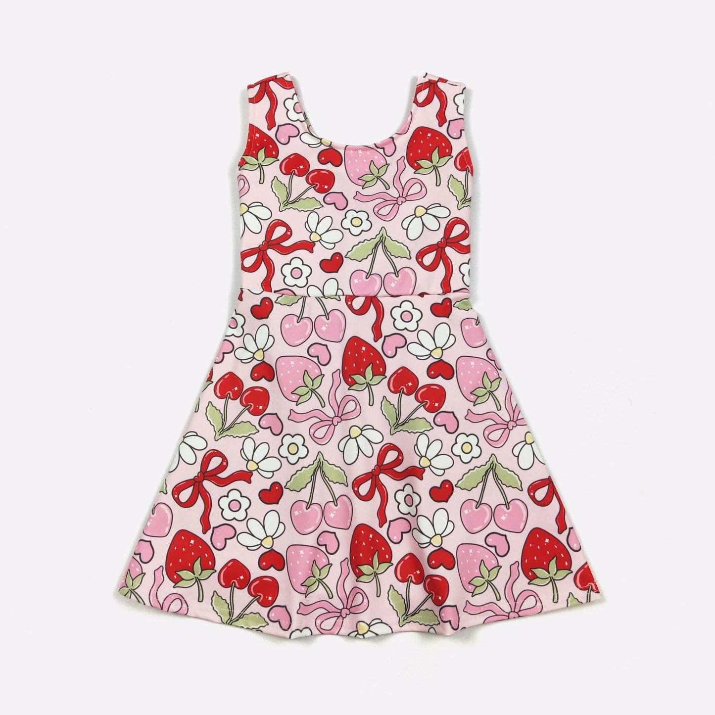 Berry Blissful Girls Athletic Dress