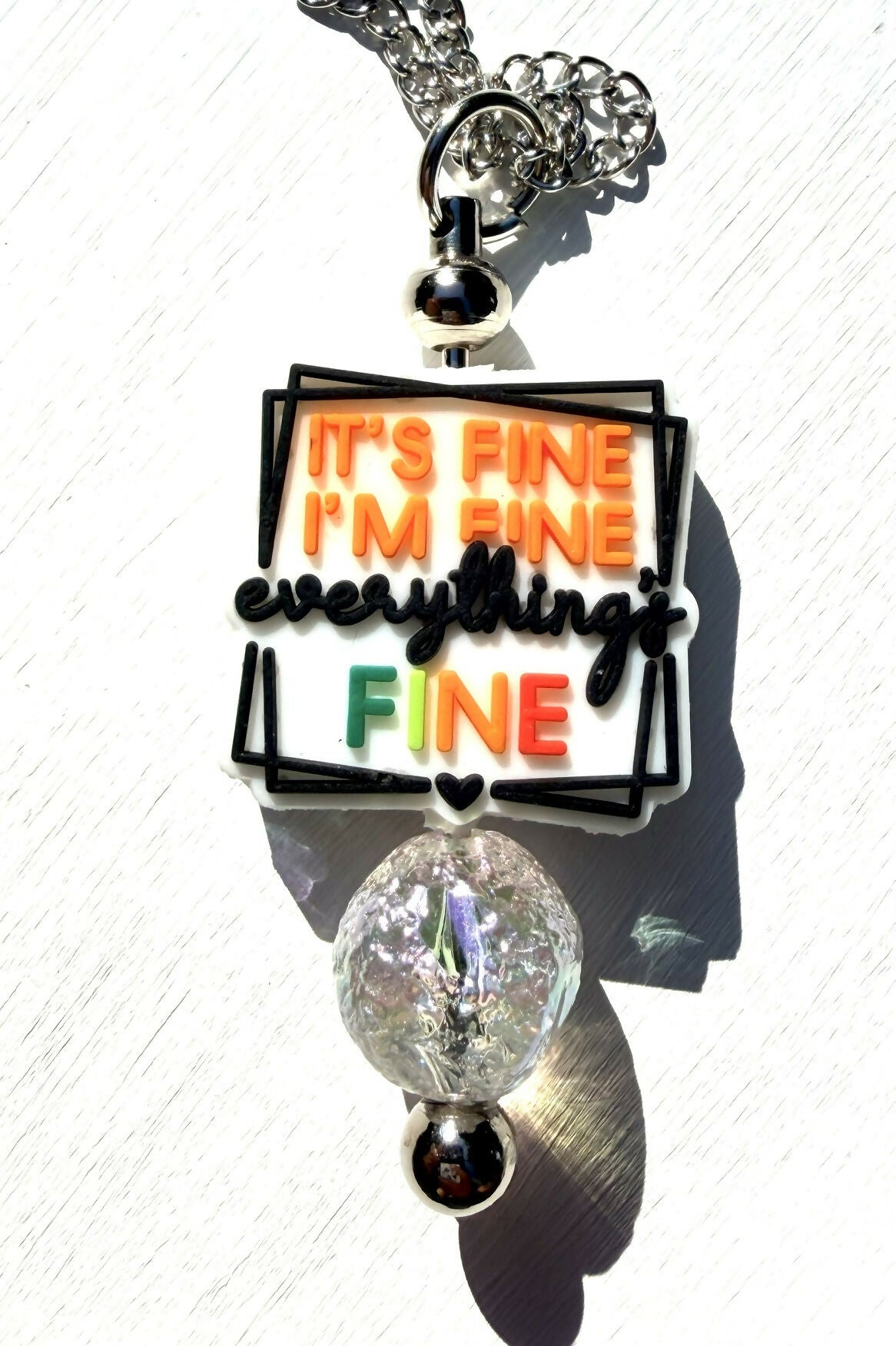 It's Fine Tumbler/Bag Charm