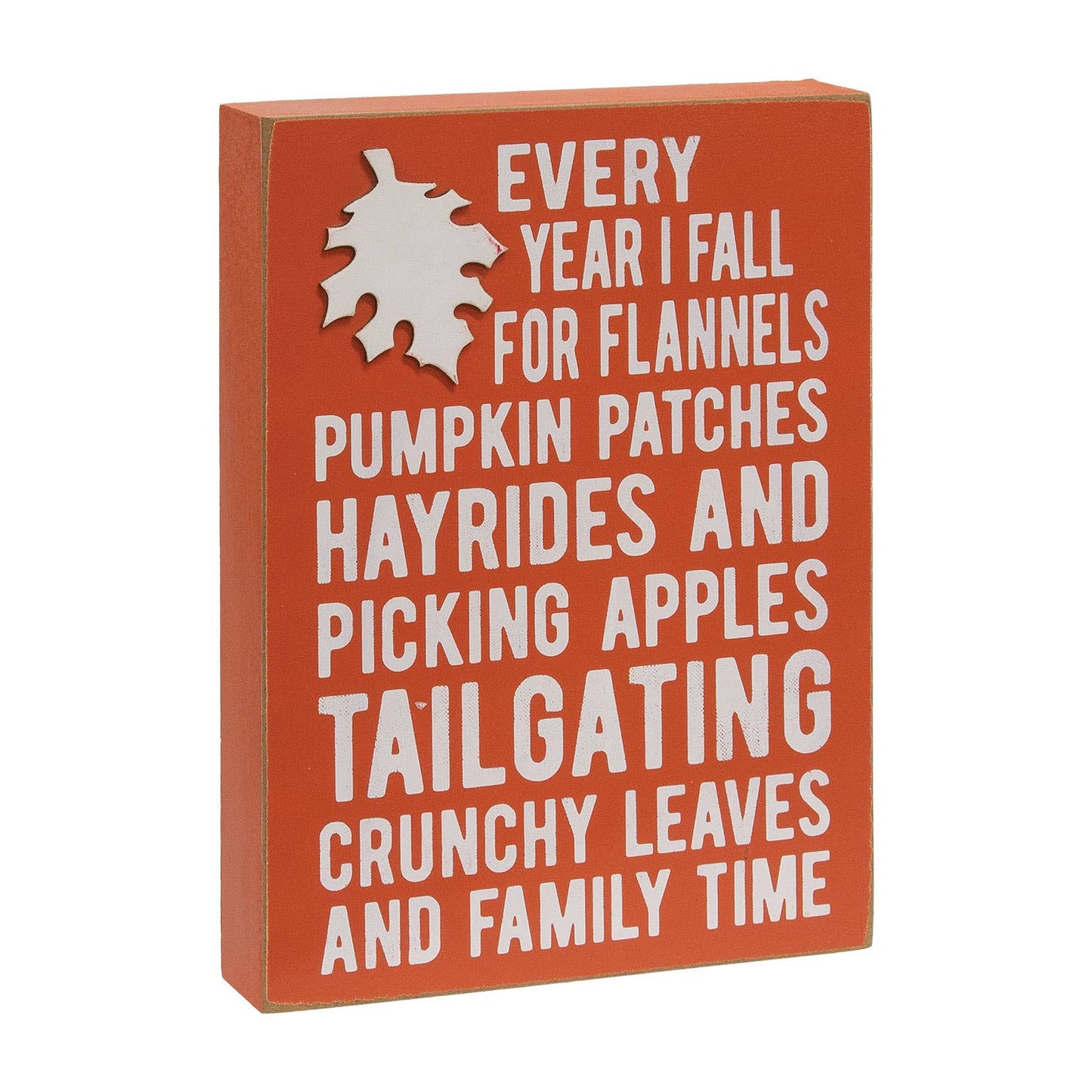 Tailgating Fall Box Sign