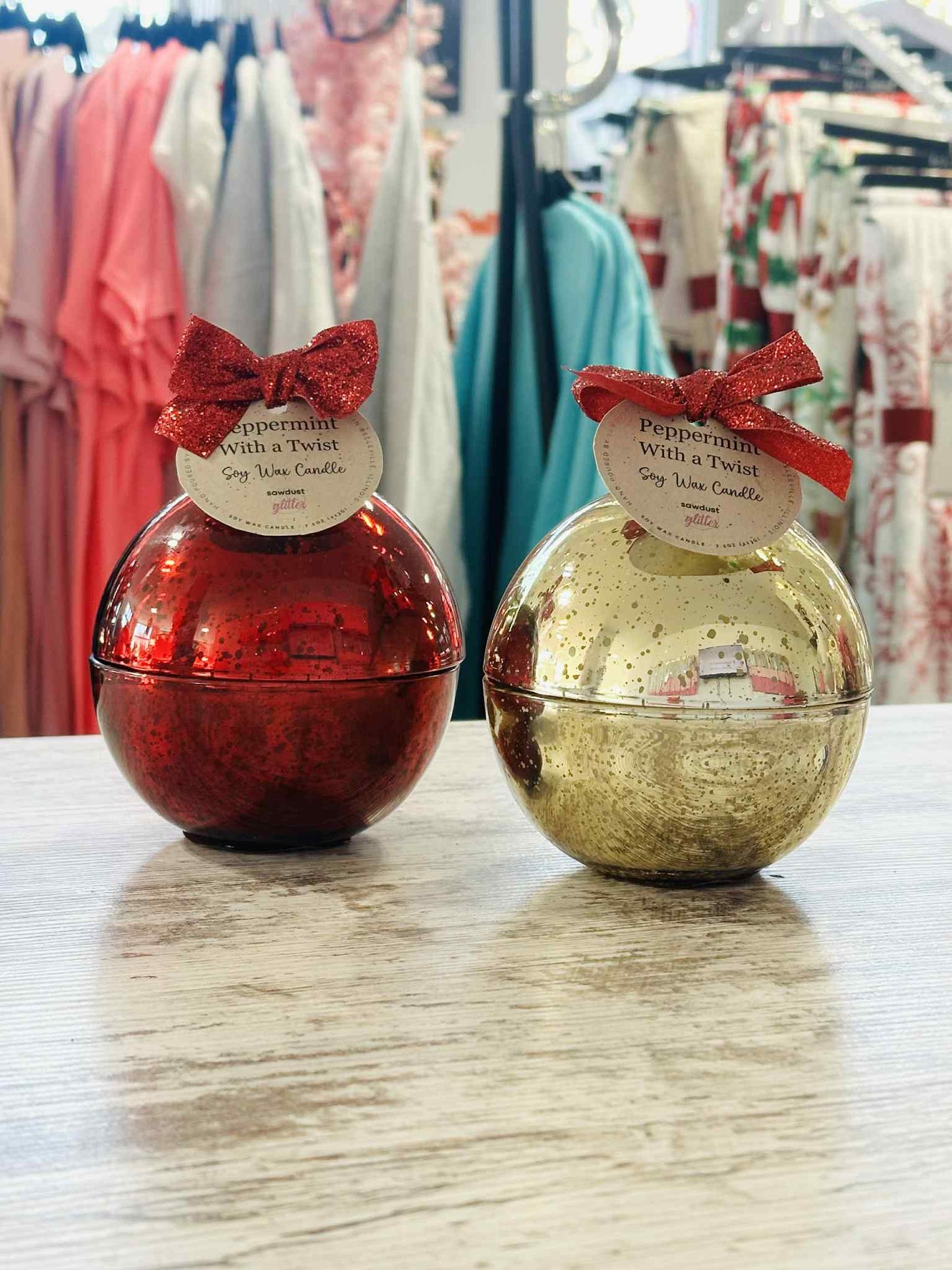 Peppermint with a Twist Candle