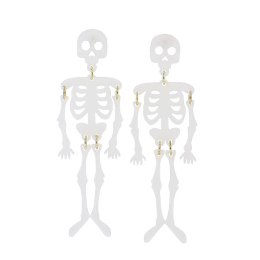 Glow in the Dark Skeleton Earring