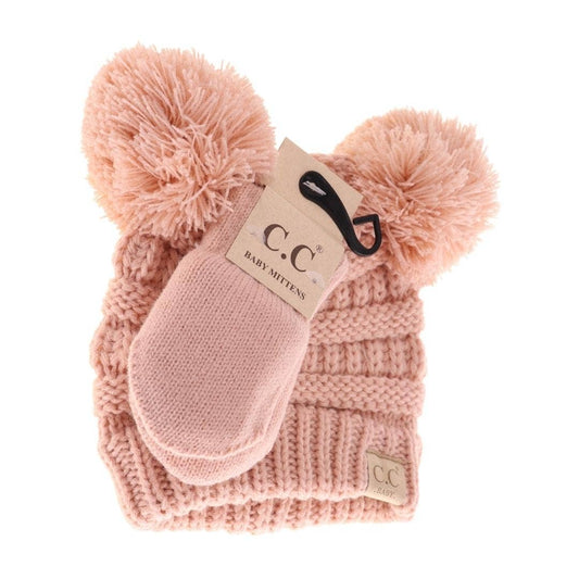 BABY C.C Beanie with Mitten SET