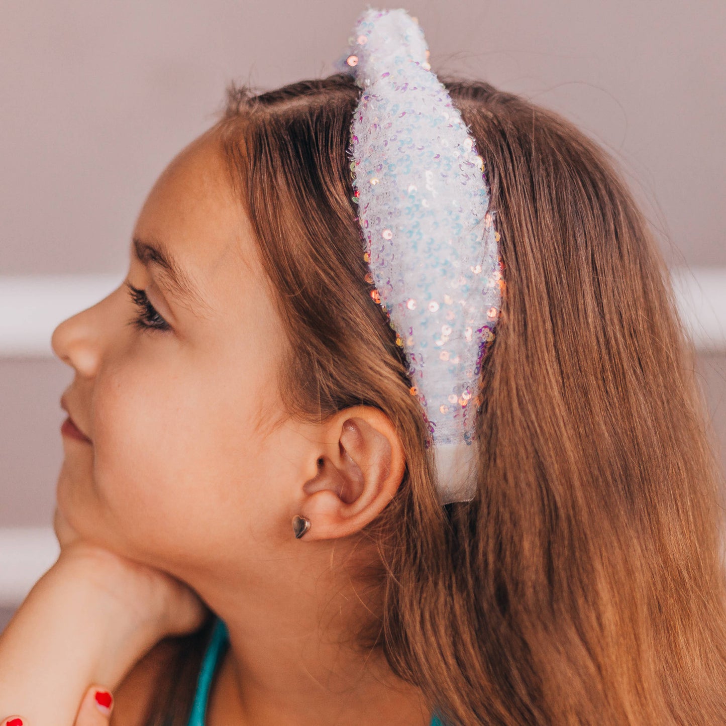 Sequin Knotted Headband