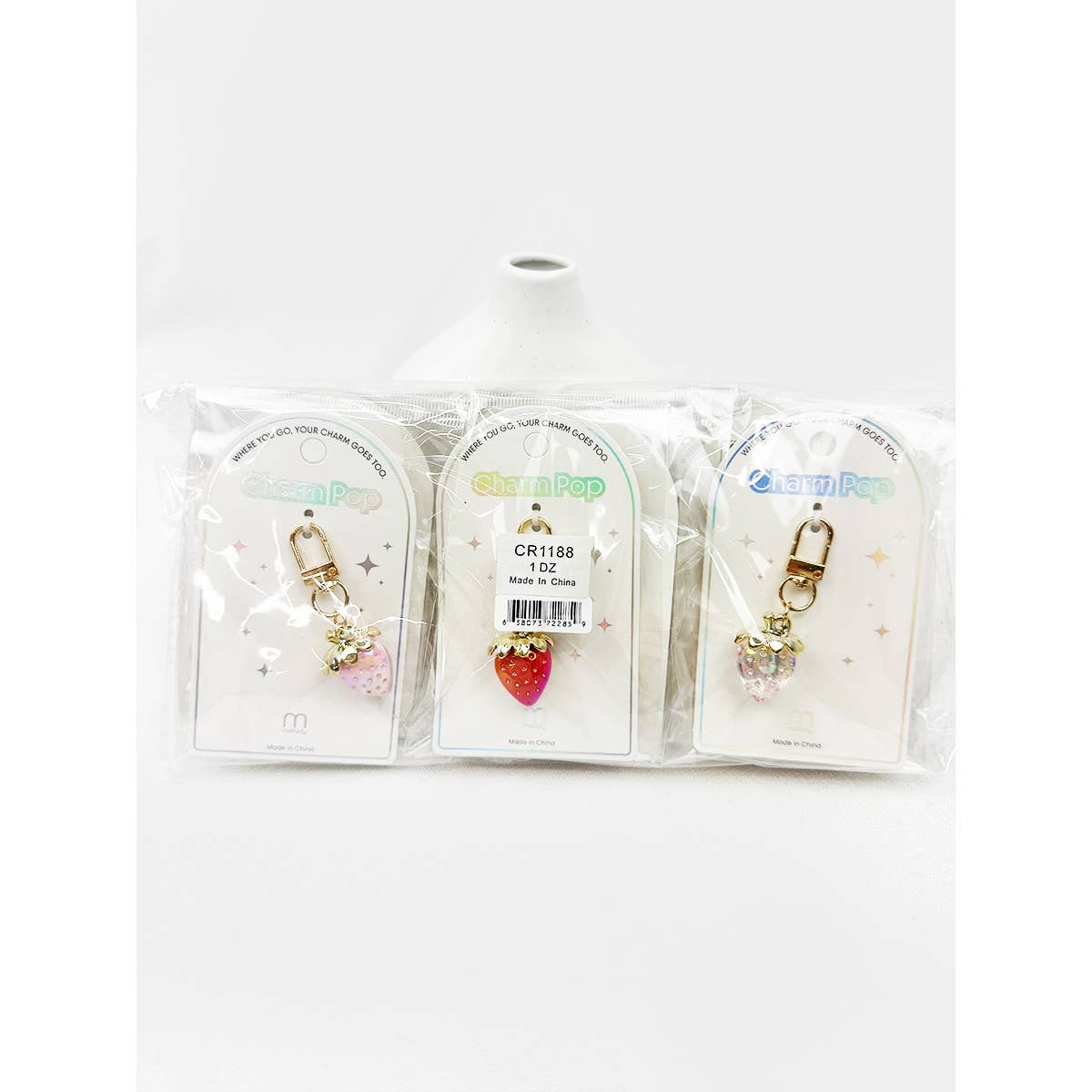 Strawberry Key Charm