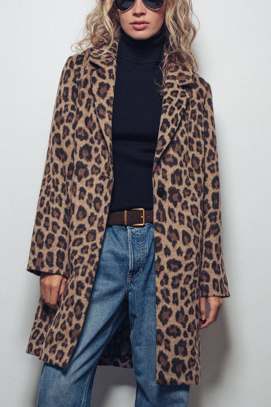 Leopard Oversized Coat