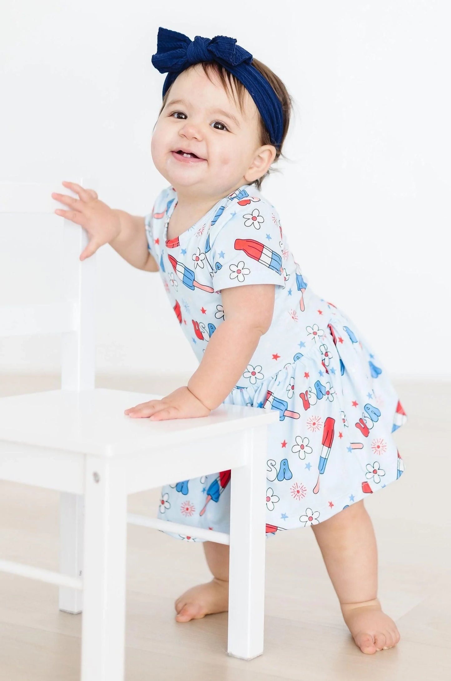 Mila & Rose: Proudly Patriotic Twirl Bodysuit