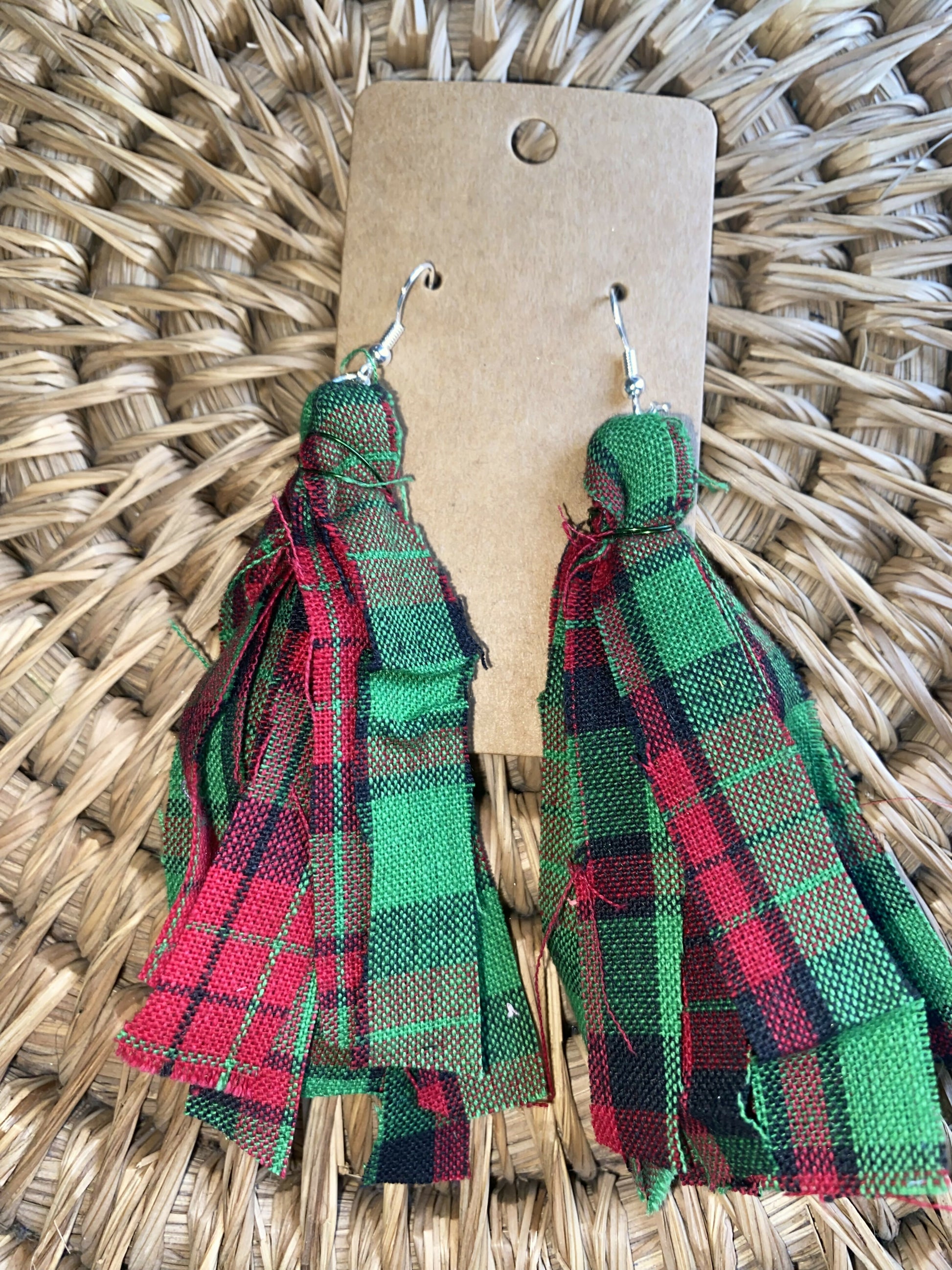 Plaid Earrings
