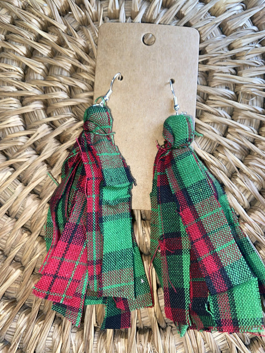 Plaid Earrings