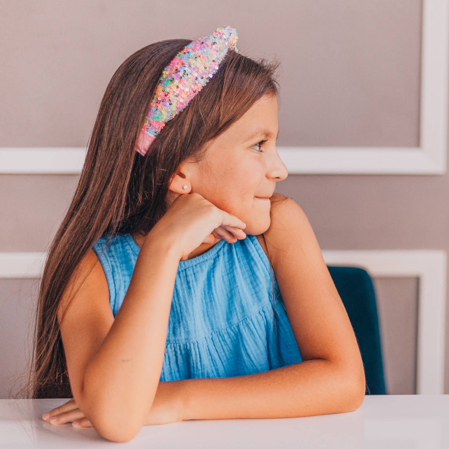 Sequin Knotted Headband