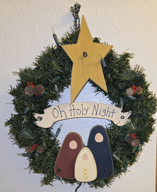 Oh Holy Night Wreath