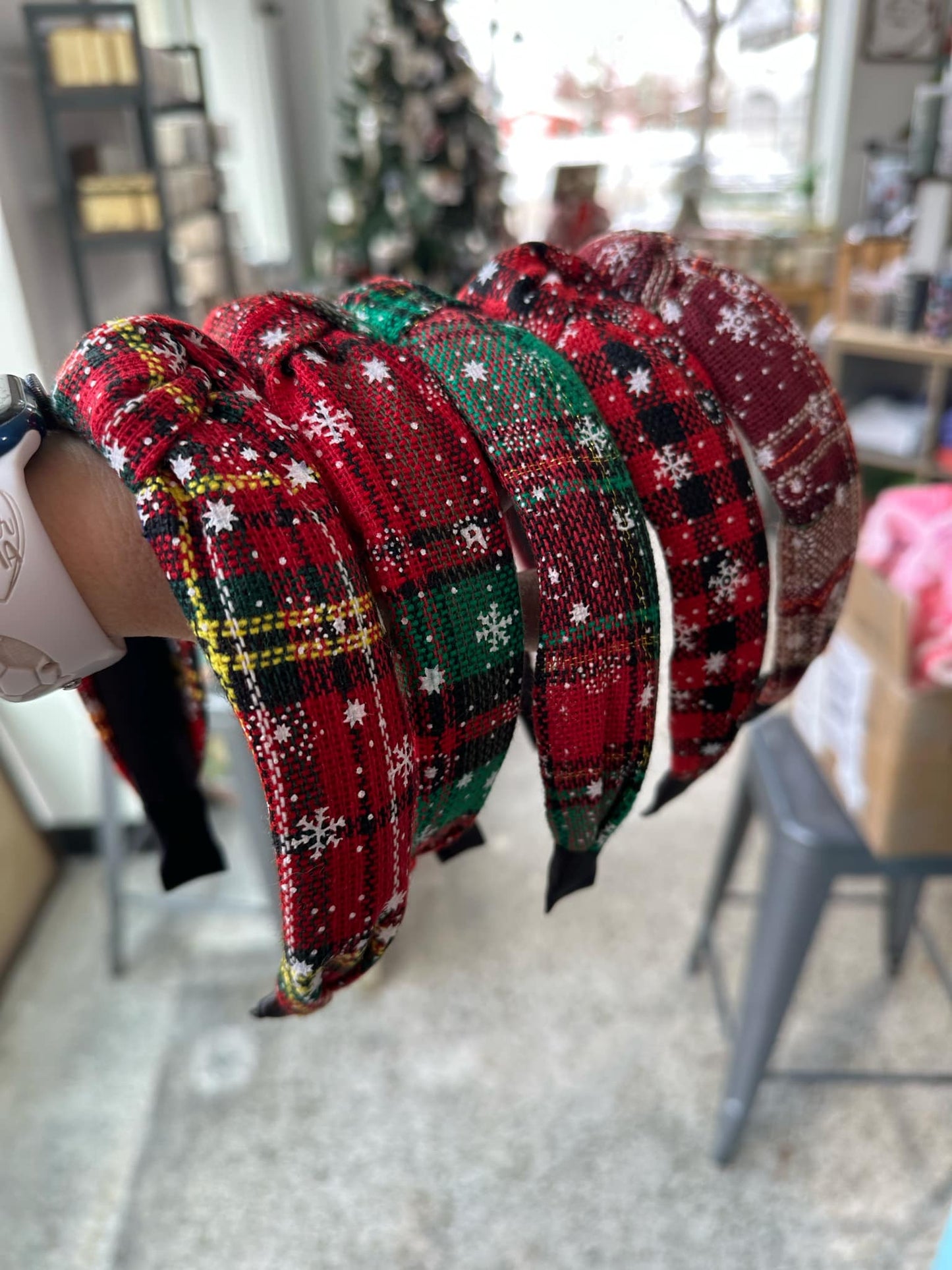 Christmas knot headband