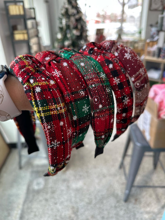 Christmas knot headband
