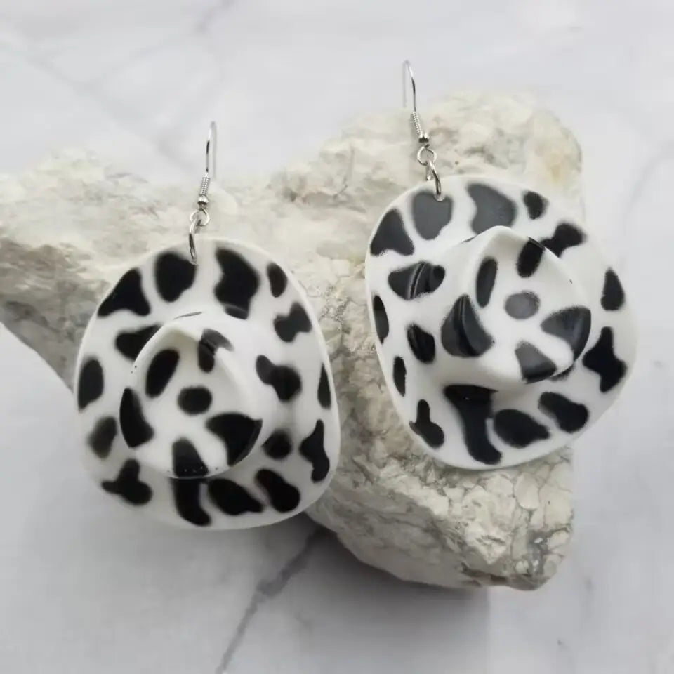 Cowgirl Hat Earrings