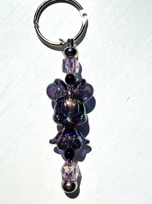 Girl Mouse Keychain