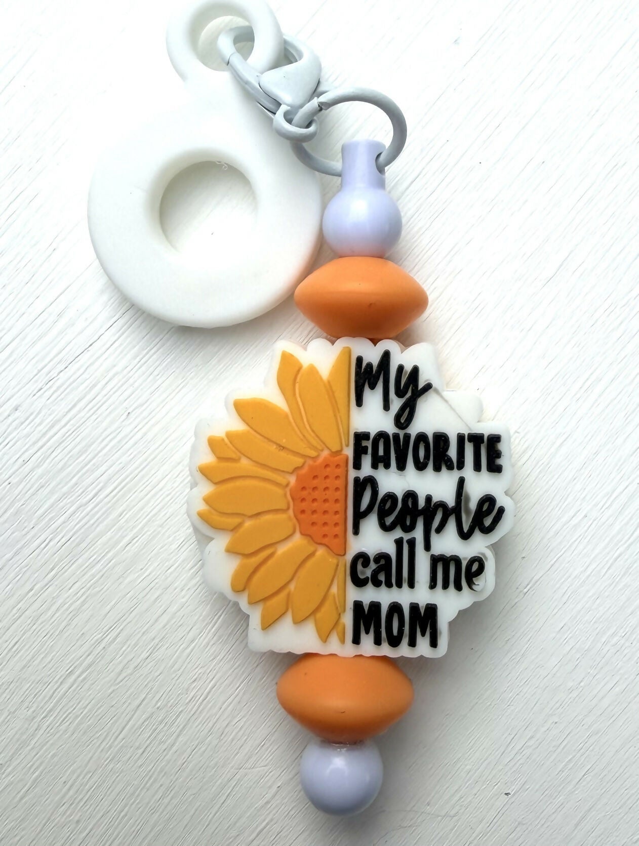 Mom Straw Charm