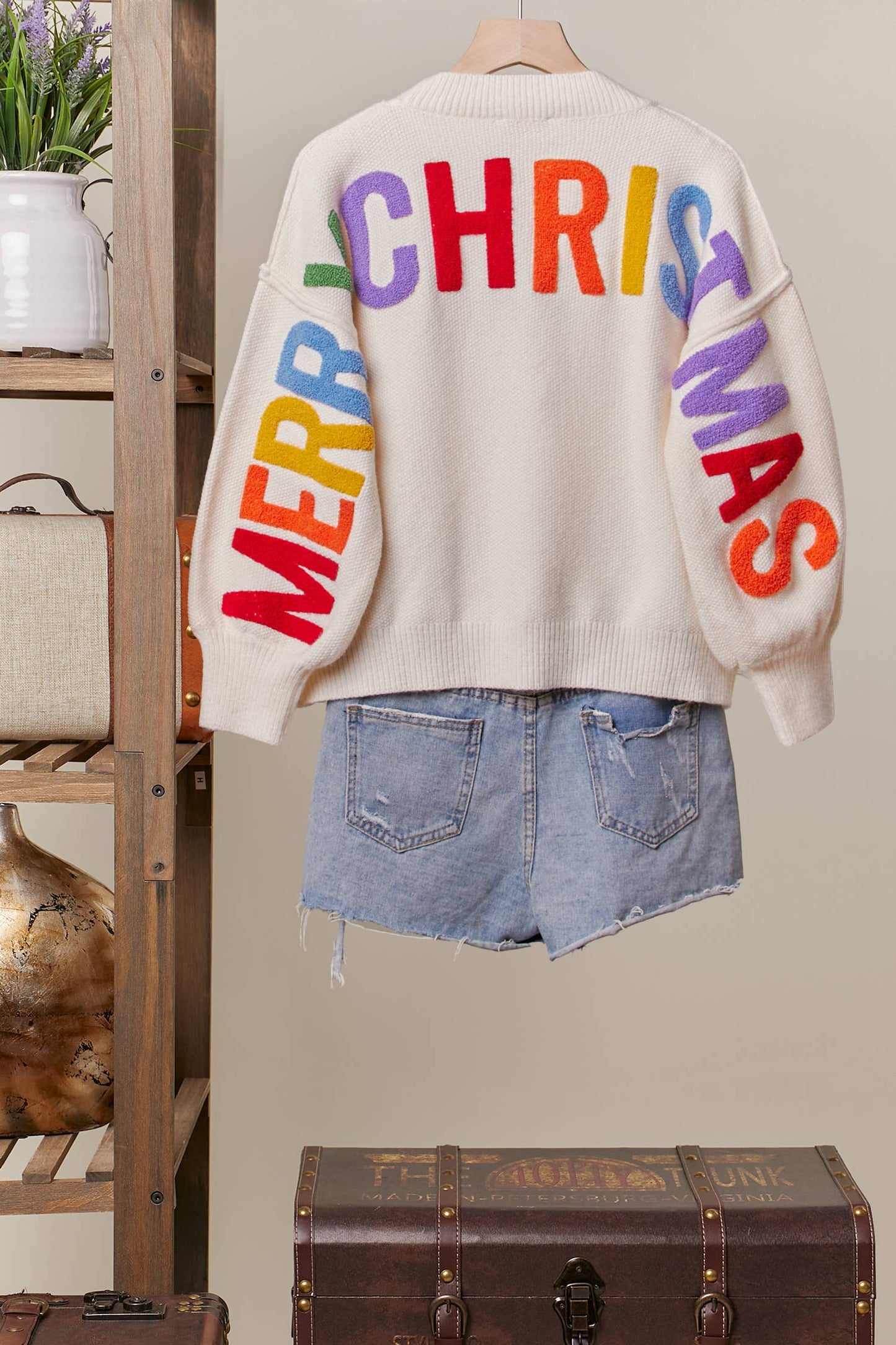OVERSIZE Christmas letter Sweater