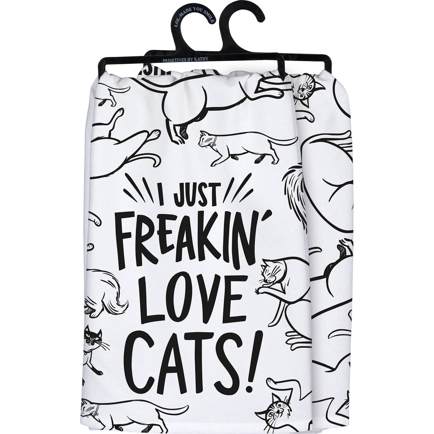 Freakin' Love Cats Kitchen Towel