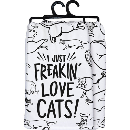 Freakin' Love Cats Kitchen Towel