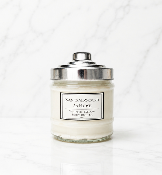 Sandalwood Rose Tallow & Shea Body Butter - 7oz